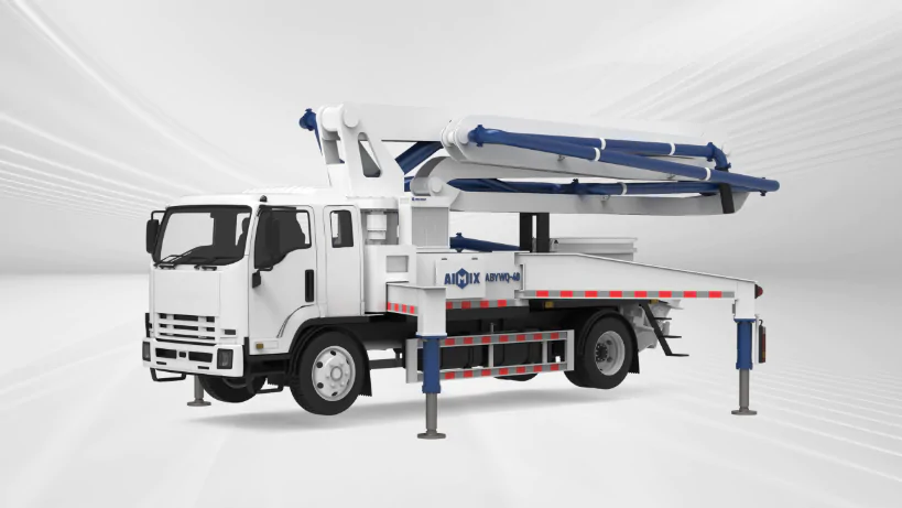 truck mounted concrete pump machine in South Africa